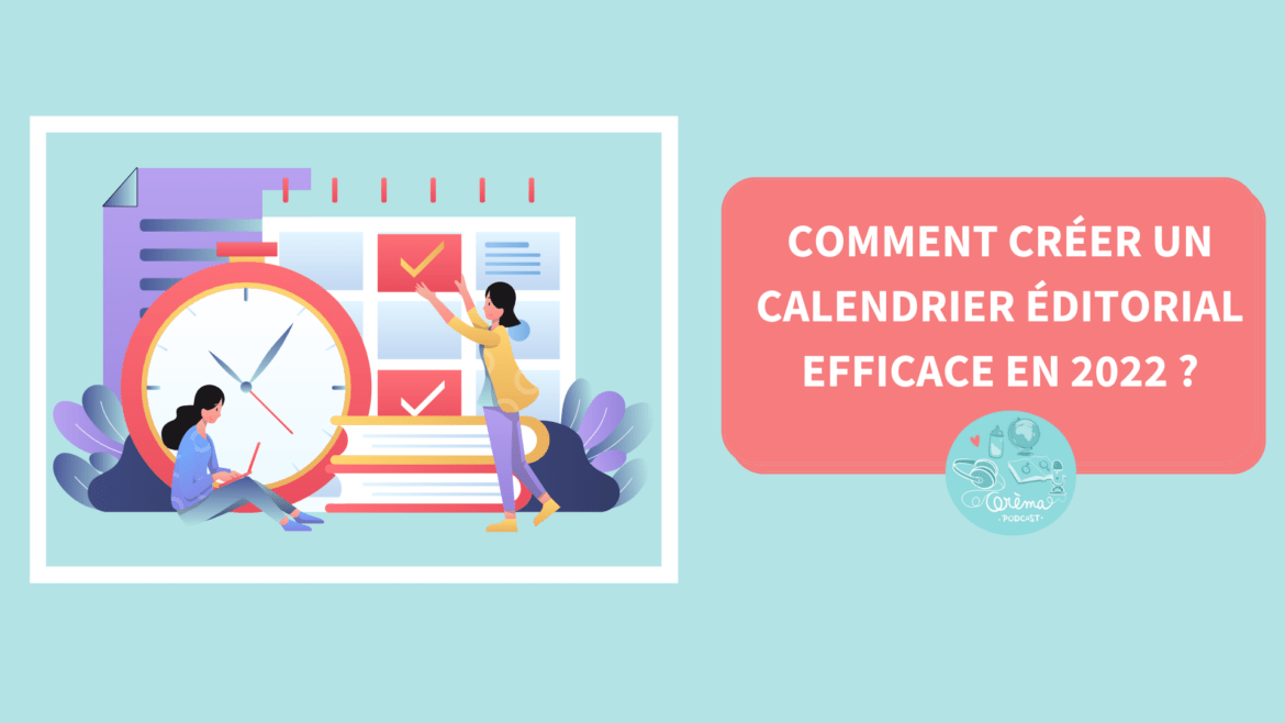 bannière article de blog sur le calendrier éditorial